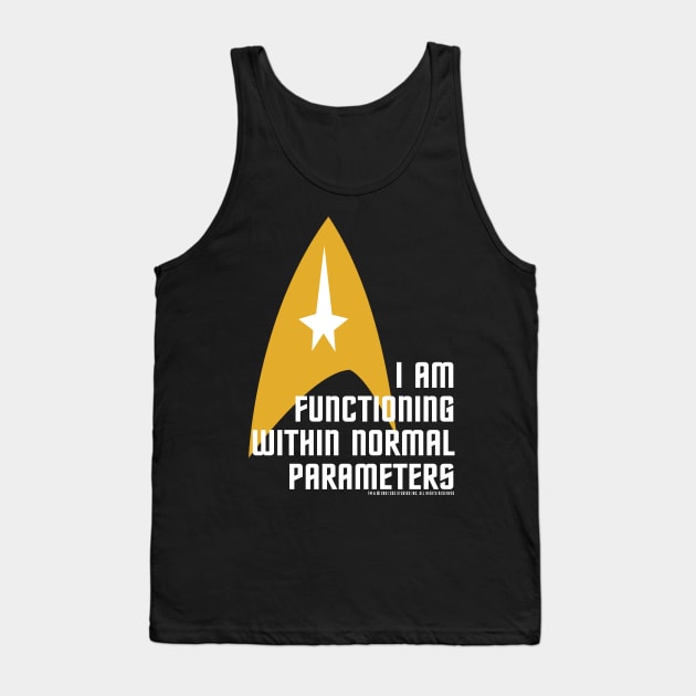 Star Trek - Normal Parameters Tank Top by oddmatter